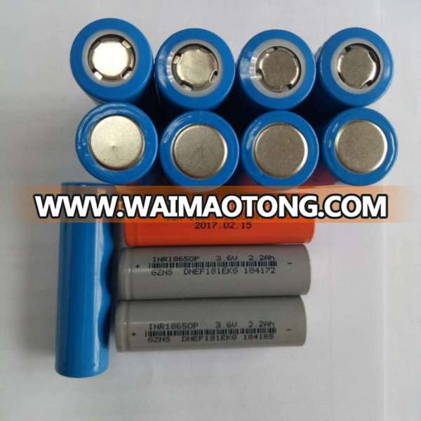 Factory direct supply electric core rechargeable lithium battery 3.7v 1200MAH 18650